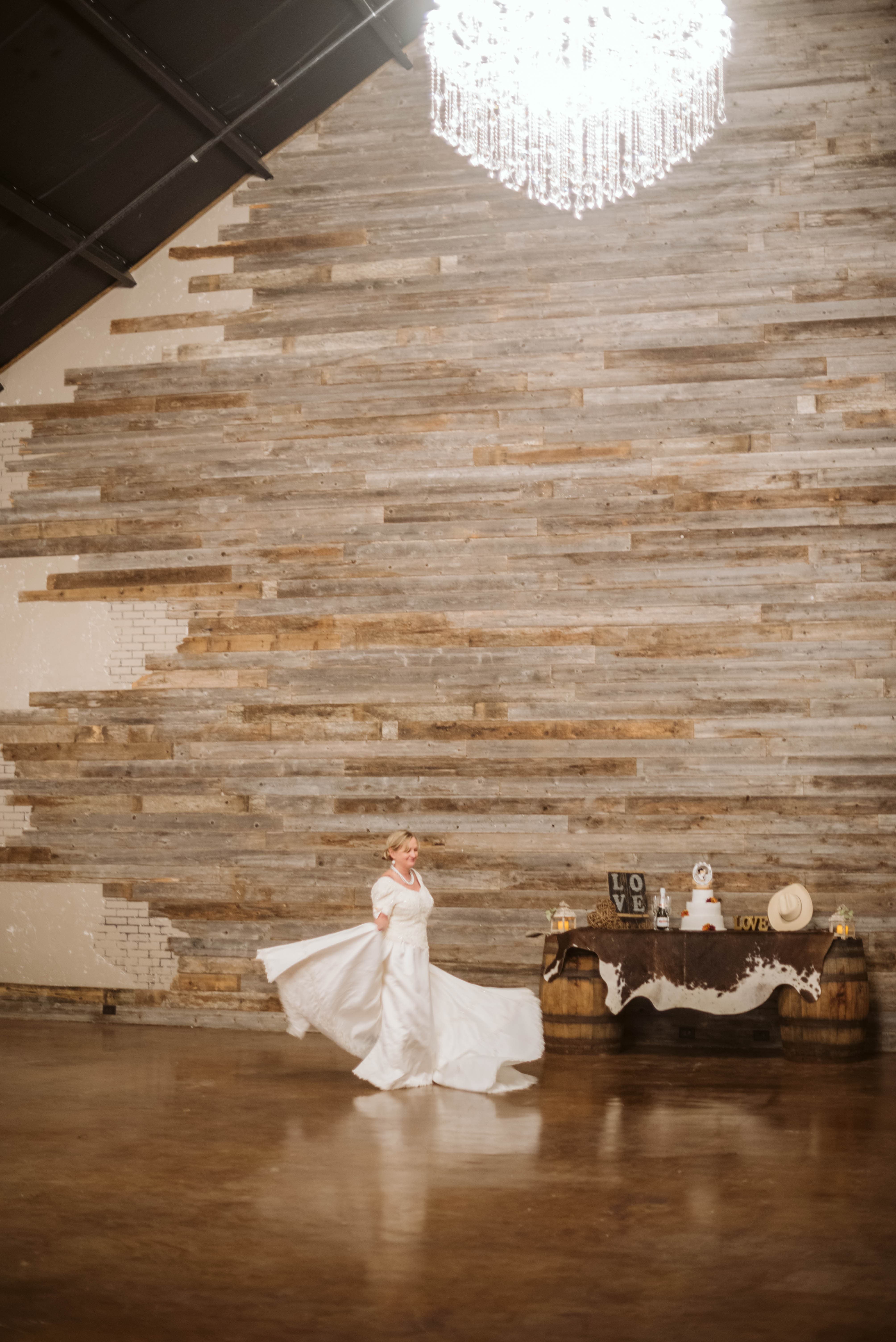 Bride Waiting Outside